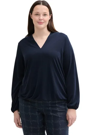 TOM TAILOR Langarmshirt mit V-Ausschnitt