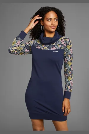 KangaROOS Sweatkleid mit Print-Details