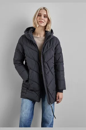 Street one Steppjacke mit Kapuze mit Tunnelzugband