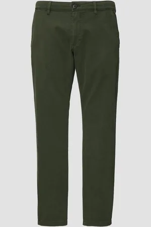 QS by s.Oliver Stoffhose Regular Fit: Strukturierte Chino aus Baumwollstretch Garment Dye - Verkäufer: