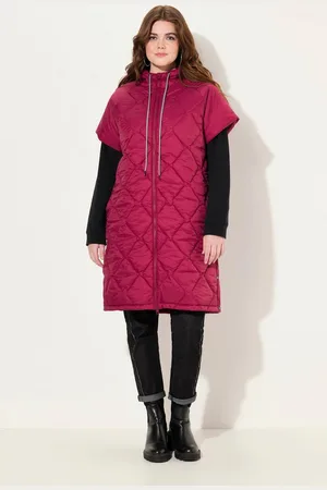Ulla Popken Steppweste HYPRAR Steppweste Tunnelzug 2-Wege-Zipper recycelt - Verkäufer: Popken Fashion Group