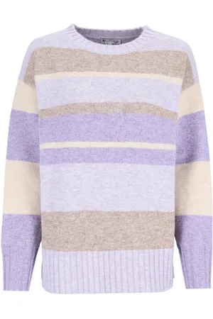 HAJO Rundhalspullover Pullover 1/1 Arm mehrfarbiger Streifen - Verkäufer: Mode