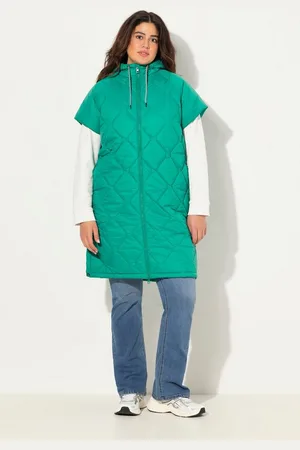 Ulla Popken Steppweste HYPRAR Steppweste Tunnelzug 2-Wege-Zipper recycelt - Verkäufer: Popken Fashion Group