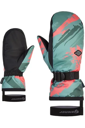 Ziener Skihandschuhe GASSIMO AS Fäustling grey seal/vibrant peach - Verkäufer: Warehouse One -Pro Sports