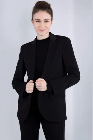 Imperial Longblazer mit Satindetails und Stretch