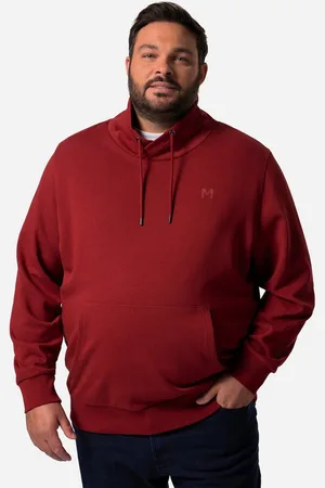 Men Plus Sweatshirt Men+ Sweatshirt Stehkragen bis 8 XL - Verkäufer: Popken Fashion Group