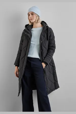 Street one Steppjacke mit Kapuze mit Tunnelzugband