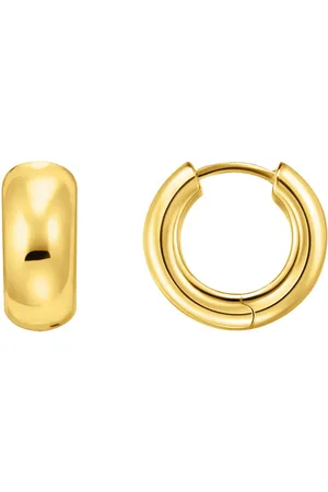 Thomas Sabo Paar Creolen Schmuck Silber 925 Ohrringe Mini-Chunky-Form, CR741-001, CR741-413