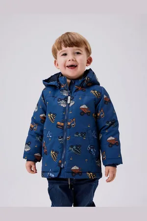 NAME IT Outdoorjacke NMMMAX JACKET AOP NOOS mit dekorativen, reflektierenden Details