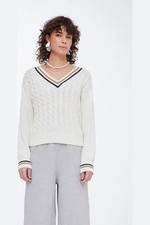 Ball Sweatshirt BAFIRANZE V NECK schöner Strickpullover mit Details - Verkäufer: meinemarkenmode