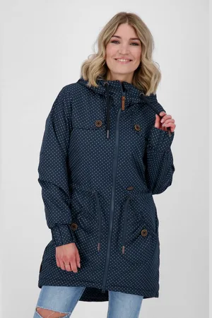 alife kickin Winterjacke CharlotteAK Jacket Damen Übergangsjacke langer Parka mit großen Pattentaschen - Verkäufer: Outdoor-Shop.com