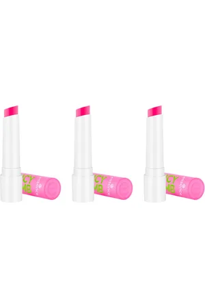 Essence Lippenbalsam JUICY BOMB glossy butter balm, 3-tlg., mit fruchtigem Duft