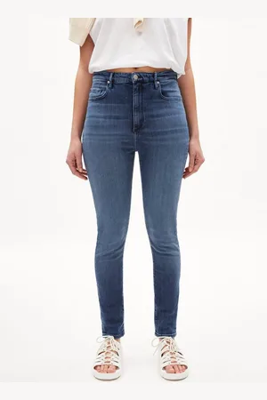 Armedangels Slim-fit-Jeans INGAA Damen (X-Stretch, 1-tlg., Skinny Fit) stone wash - Verkäufer: