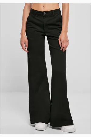 Urban classics Funktionshose Ladies High Waist Wide Leg Chino Pants Damen Chino-Hosen - Verkäufer: Rexlander