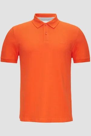 QS by s.Oliver Kurzarmshirt Poloshirt aus Baumwollpiqué Stickerei - Verkäufer:
