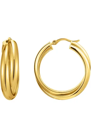 Thomas Sabo Paar Creolen Schmuck Silber 925 Ohrringe verschlungenes Design, CR738-001 CR738-413