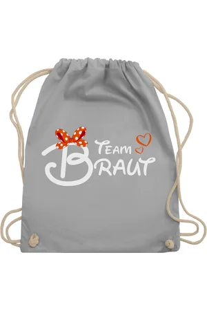 Shirtracer Turnbeutel Team Braut - Schleife, JGA Junggesellenabschied Frauen - Verkäufer: