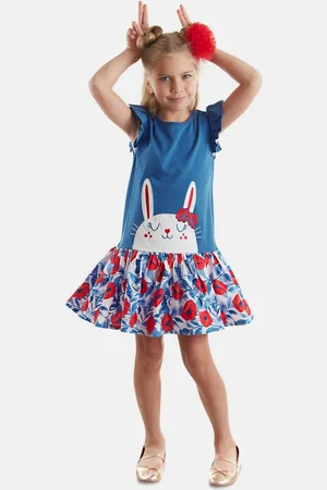 Denokids Shirtkleid Cute Bunny mit Häschen-Applikation