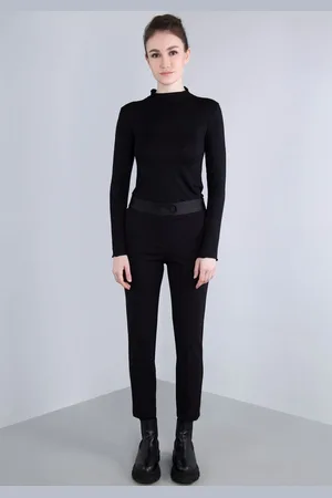Imperial Anzughose schmale,verkürzte Hose mir Satinbund