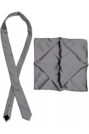 corneliani Krawatte CC Collection Herren krawatte und Einstecktuch Set. Streifen - Verkäufer: evoox