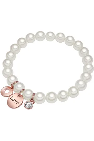 Lulu & Jane Perlenarmband Love , mit Glas - Verkäufer: Juvalia
