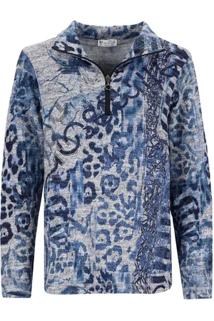 HAJO Blusenshirt Strickshirt mit Stehkragen und Reißverschluss Soft-Touch - Verkäufer: Mode