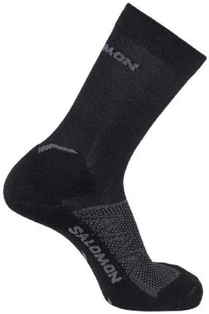 Salomon Laufsocken SPEEDCROSS crew deep black Microlon long C19733 - Verkäufer: Outdoorladen-Berlin