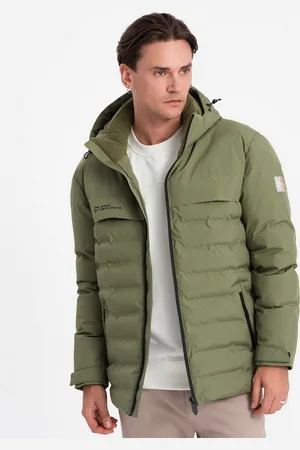 Ombre Clothing Winterjacke Herren Winterjacke mit abnehmbarer Kapuze - Verkäufer: