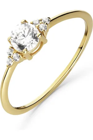 FAVS Fingerring Damen-Damenring 375er Gelbgold 1 Farbstein, Zirkonia - Verkäufer: CHRIST Juweliere und Uhrmacher seit 1863 GmbH