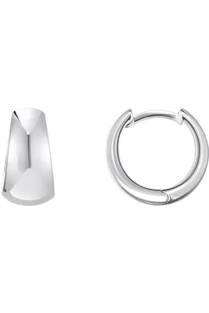 Thomas Sabo Paar Creolen Schmuck Silber 925 Ohrringe Trapezform, CR740-001, CR740-413