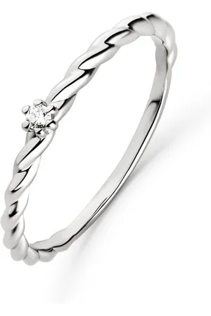 FAVS Fingerring Damen-Damenring 375er Weißgold 1 Farbstein, Zirkonia - Verkäufer: CHRIST Juweliere und Uhrmacher seit 1863 GmbH