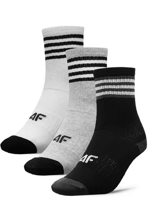 4F Sneakersocken 3er-Set hohe Kindersocken JWAW23USOCM234 90S - Verkäufer: Modivo_de