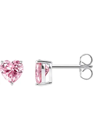 Thomas Sabo Paar Ohrstecker Schmuck Silber 925 Ohrringe in Herzform, H2306-051, H2306-051, mit Zirkonia (synth)