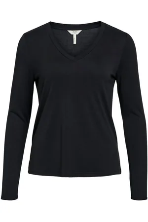 Object Langarmshirt OBJAnnie (1-tlg) Plain/ohne Details - Verkäufer: Mary & Paul