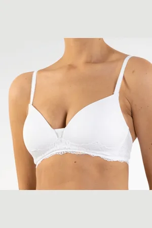 Nina Von C. Bügelloser BH Romance Soft-BH ohne Bügel (85 C Weiss) - Verkäufer: Emma Dessous