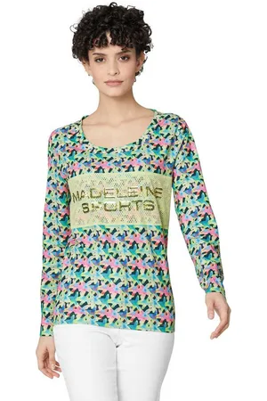 Madeleine Kurzarmshirt Shirt mit exklusivem Unikat-Print - Verkäufer: Premio Fashion GmbH