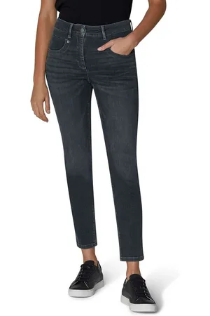 Madeleine Gerade Jeans Verkürzte Slim-Fit-Jeans mit nachhaltiger Baumwolle und Waschung - Verkäufer: Premio Fashion GmbH