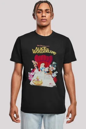 F4NT4STIC T-Shirt Disney Alice im Wunderland Retro Poster Herren,Premium Merch,Regular-Fit,Basic,Bedruckt