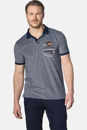 Jan Vanderstorm Poloshirt HALVESEN mit Bergmuster Aufdruck - Verkäufer: VANDERSTORM VENTURES