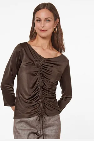Madeleine 3/4-Arm-Shirt Shirt mit Raffung - Verkäufer: Premio Fashion GmbH