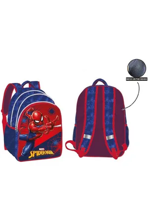 SPIDERMAN Schulrucksack Schulrucksack Rucksack mit drei Fächern für den Schulalltag - Verkäufer: IM-Trading
