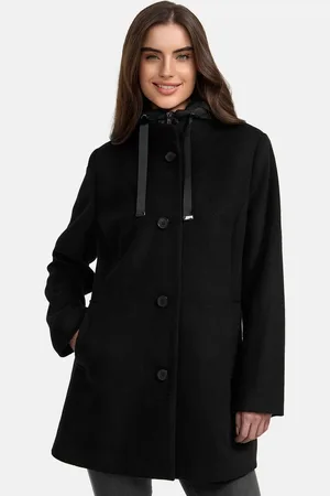 Manisa Wolljacke mit Kapuze