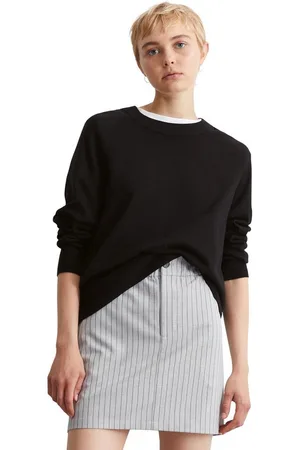 Marc O’ Polo Rundhalspullover in Sweatshirt-Optik