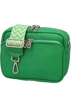 Adel Bags Schultertasche BELLA Umhängetasche für Damen, Schultertasche mit 2 Wechselriemen, echtes Leder, hergestellt in Italien - Verkäufer: