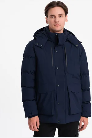Ombre Clothing Winterjacke Herren-Winterjacke mit abnehmbarer Kapuze und Cargotaschen - Verkäufer: