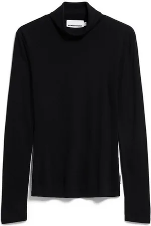 Armedangels Longsleeve GRAZILIAA WOOL BLEND Damen (1-tlg) Slim Fit aus Bio-Woll Mix - Verkäufer: