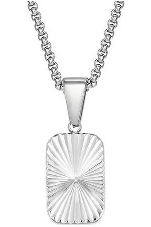 Karma Kette mit Anhänger Erbskette Herren Halskette Edelstahl Silber Schwarz Gold mit Anhänger (Geschenk für Herren modern), Edelstahlhalskette Kette Herrenhalskette Herrenkette - Verkäufer: Sanixa
