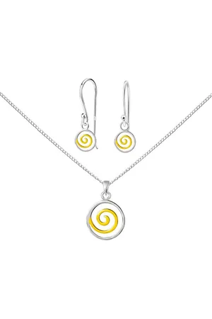 ALEXANDER YORK Schmuckset SPIRALE Gelbgold-Vergoldung, 4-tlg., 925 Sterling Silber - Verkäufer: