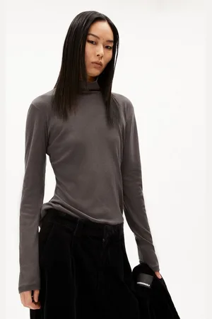 Armedangels Longsleeve GRAZILIAA WOOL BLEND Damen (1-tlg) Slim Fit aus Bio-Woll Mix - Verkäufer: