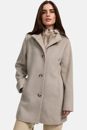 Manisa Wolljacke mit Kapuze